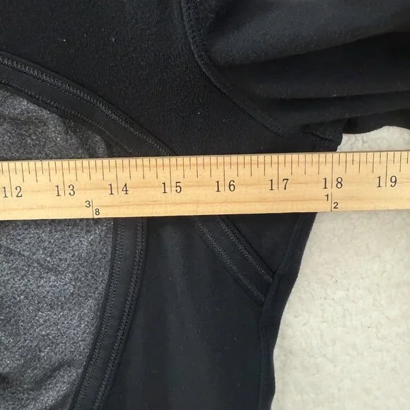 Lululemon Rare Black & Gray Pure Balance Jacket Size 8 - Picture 9 of 10